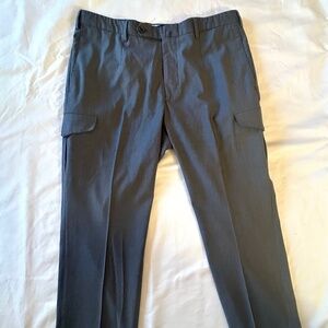 Incotex Cargo Trousers Charcoal size 36